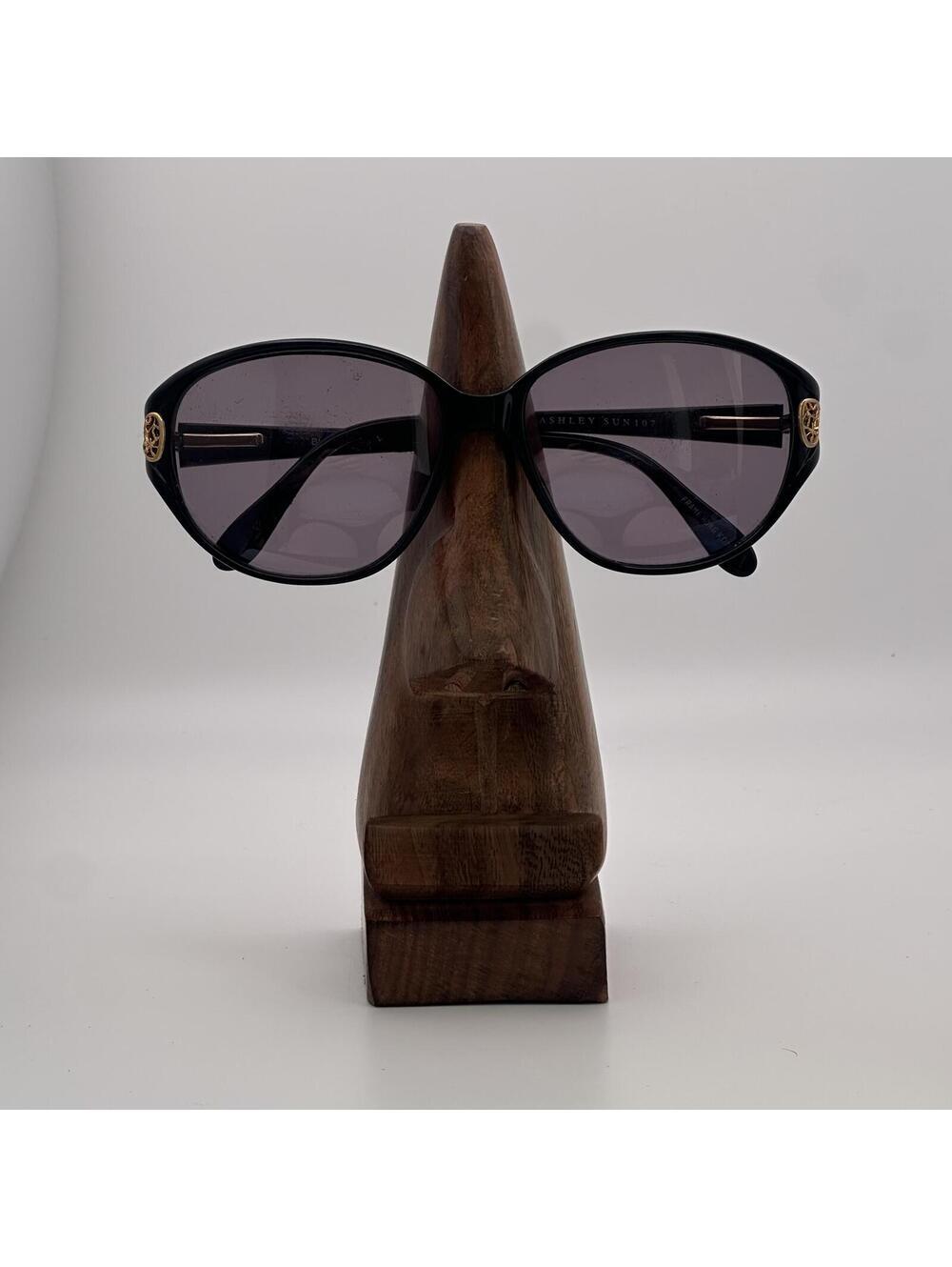 Laura Ashley Sun107 Black Sunglasses with Gold Detail